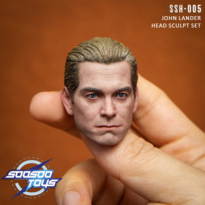 Preventa Cabezas de John Lander (Set de 2 cabezas) marca Soosootoys SSH-005 escala 1/6