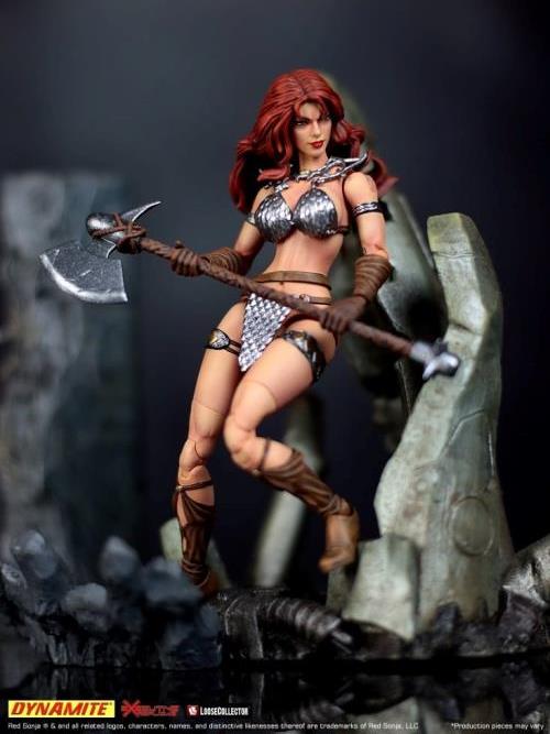 Pedido Figura Red Sonja marca Executive Replicas escala pequeña 1/12