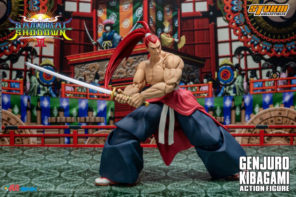 Pedido Figura Genjuro Kibagami - Samurai Shodown VI marca Storm Collectibles SNSS04 escala pequeña 1/12