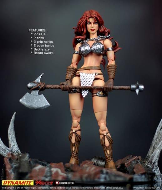 Pedido Figura Red Sonja marca Executive Replicas escala pequeña 1/12