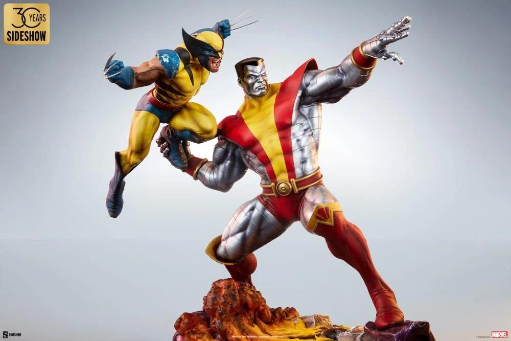 Preventa Estatua Marvel Colossus & Wolverine (Fastball Special) marca Sideshow Collectibles (45.72 cm)