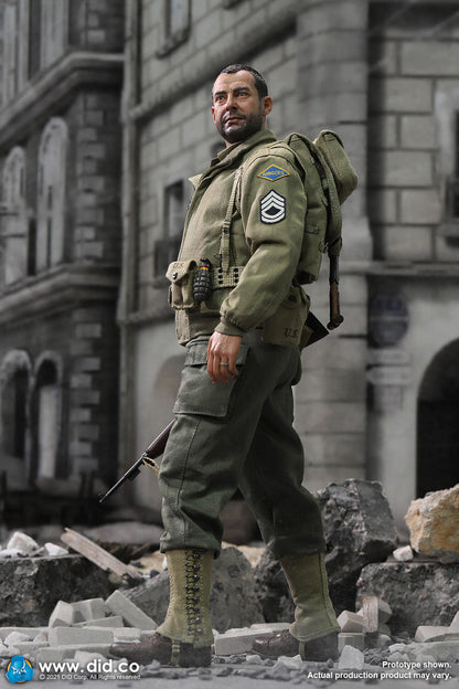 Pedido Figura Sergeant Horvath - WWII US 2nd Ranger Battalion Serie 5 marca DID A80150 escala 1/6 (BACK ORDER)