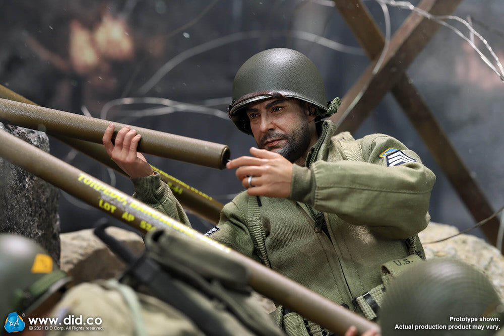 Pedido Figura Sergeant Horvath - WWII US 2nd Ranger Battalion Serie 5 marca DID A80150 escala 1/6 (BACK ORDER)