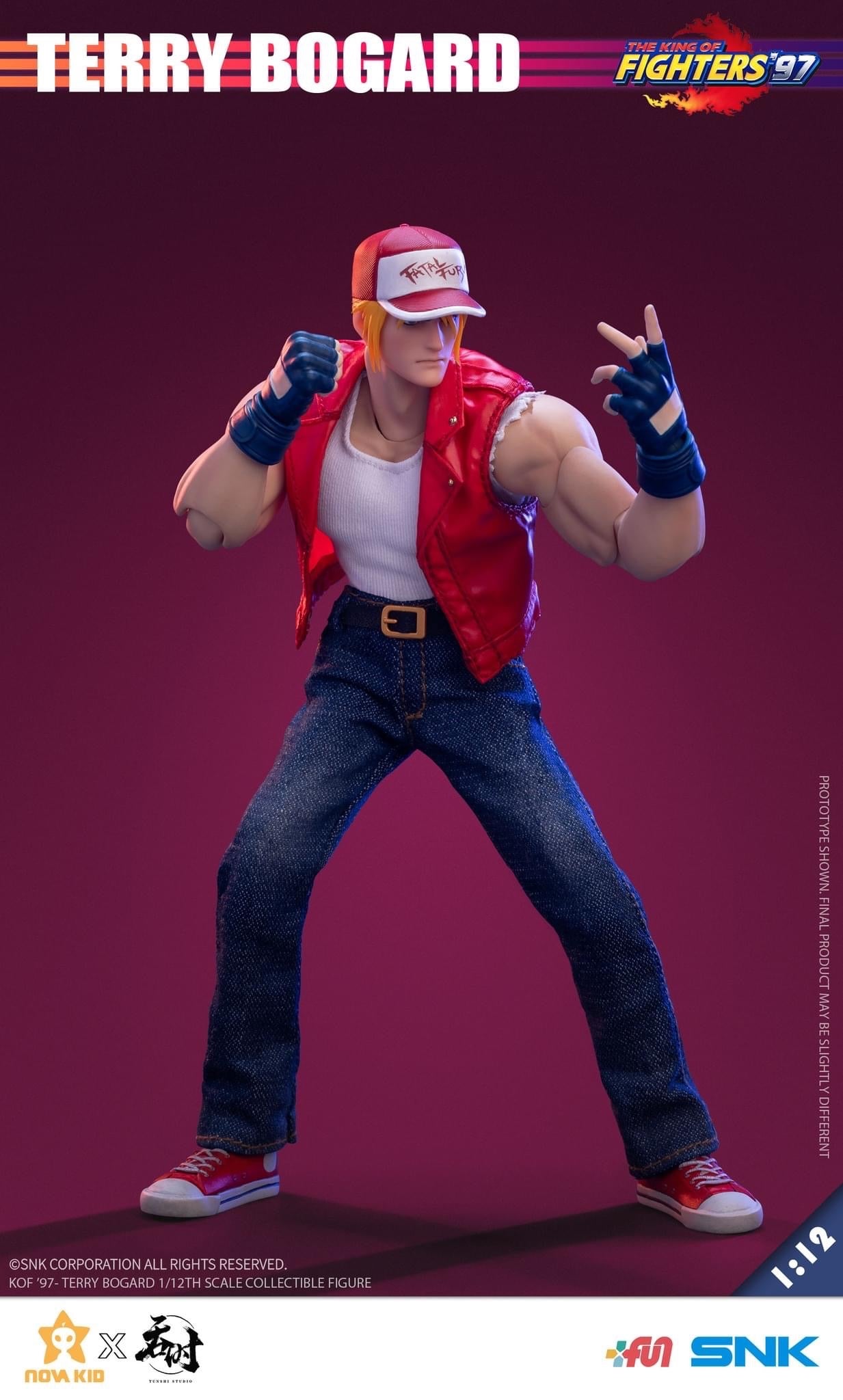 Pedido Figura Terry Bogard - The King of Fighters '97 marca Tunshi Studio SNK TS-XZZ-005 escala pequeña 1/12