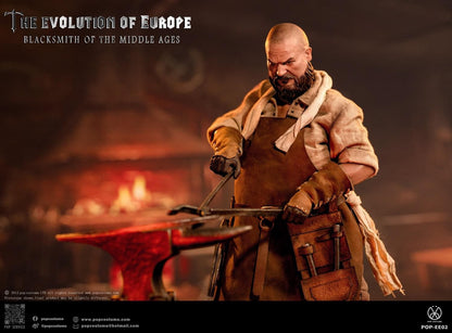 Pedido Figura Blacksmith / Herrero Medieval - The Evolution of Europe marca POP Costume EE02 escala 1/6