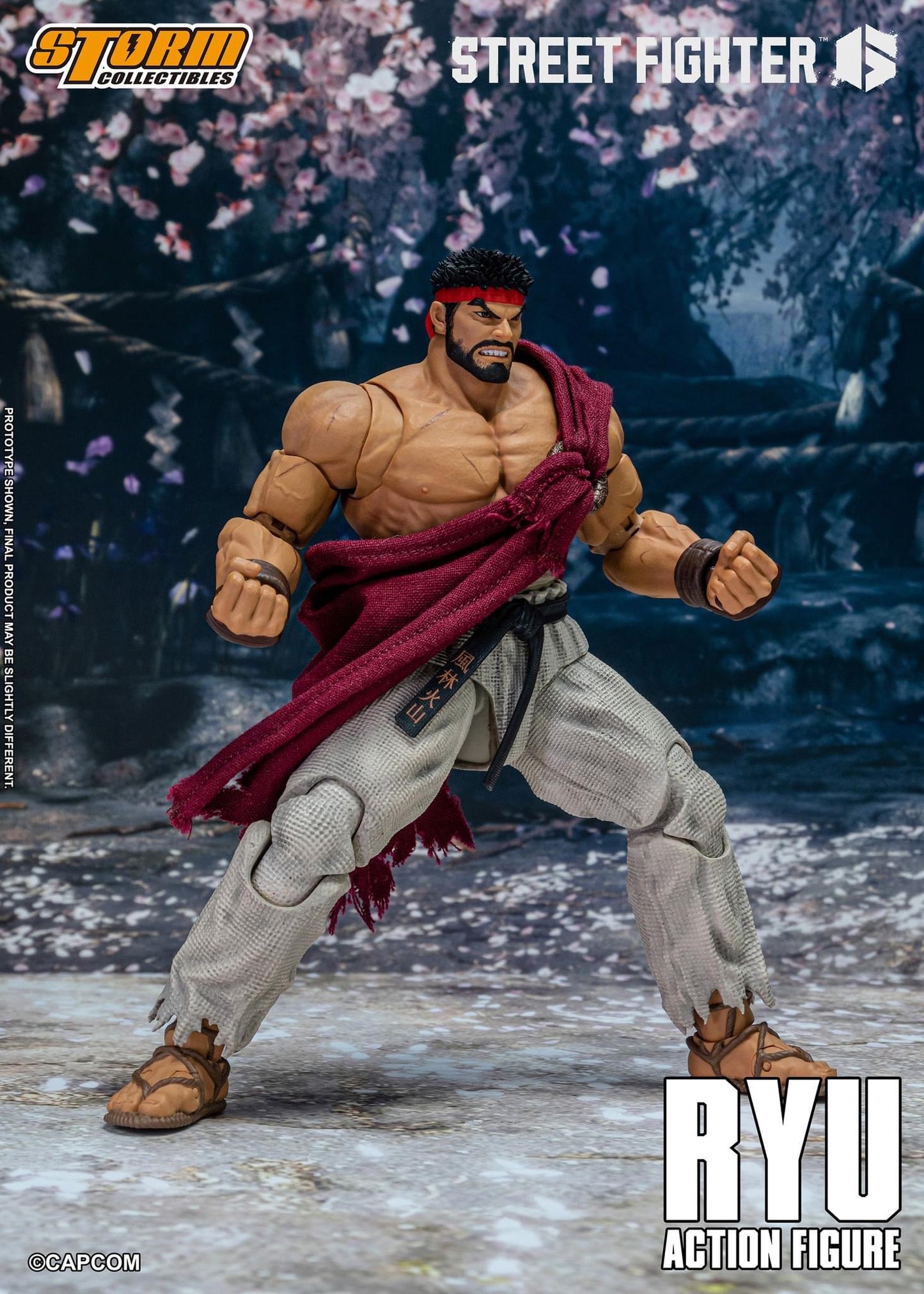 Pedido Figura RYU - Street Fighter 6 marca Storm Collectibles escala pequeña 1/12