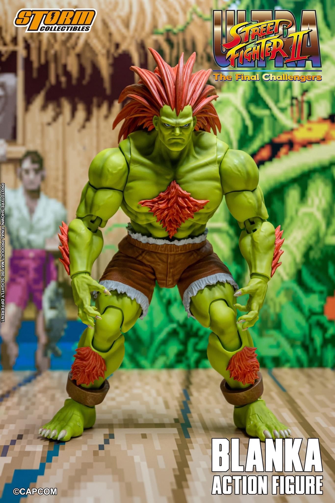 Preventa Figura Blanka - Ultra Street Fighter II: The Final Challengers marca Storm Collectibles CPSF25 escala pequeña 1/12