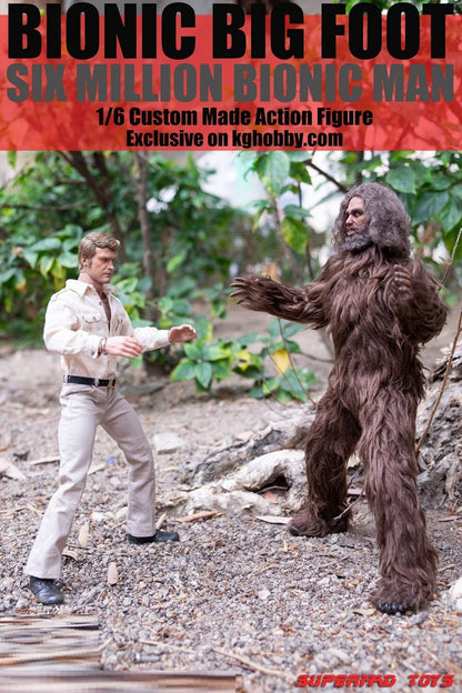 Preventa Set de Figuras Bionic Man (Hunting Suit 2.0) y Bionic Big Foot (Edición Limitada) (Deluxe Edition) marca Supermad Toys escala 1/6