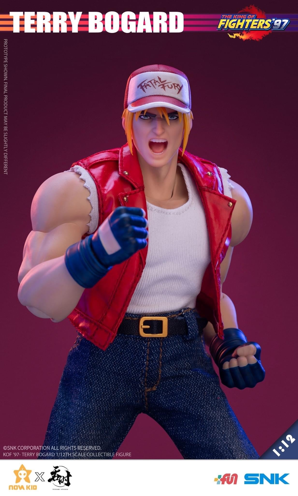 Pedido Figura Terry Bogard - The King of Fighters '97 marca Tunshi Studio SNK TS-XZZ-005 escala pequeña 1/12