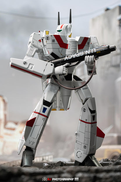 Pedido Figura ROBO-DOU VF-1J Veritech (Rick Hunter) - ROBOTECH marca Threezero 3Z0304 escala 1/72