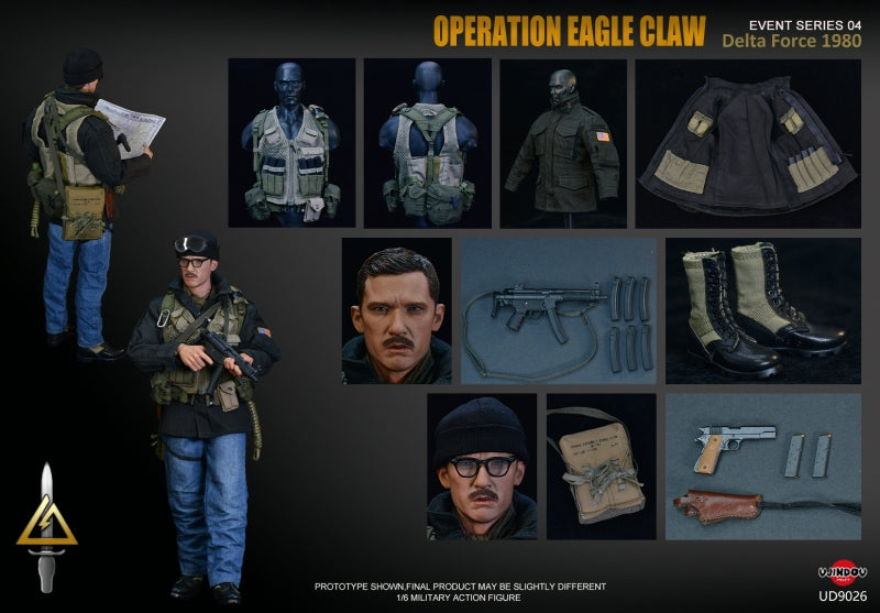 Pedido Figura U.S. Army Delta Force - Opetation Eagle Claw 1980 marca Ujindou UD9026 escala 1/6