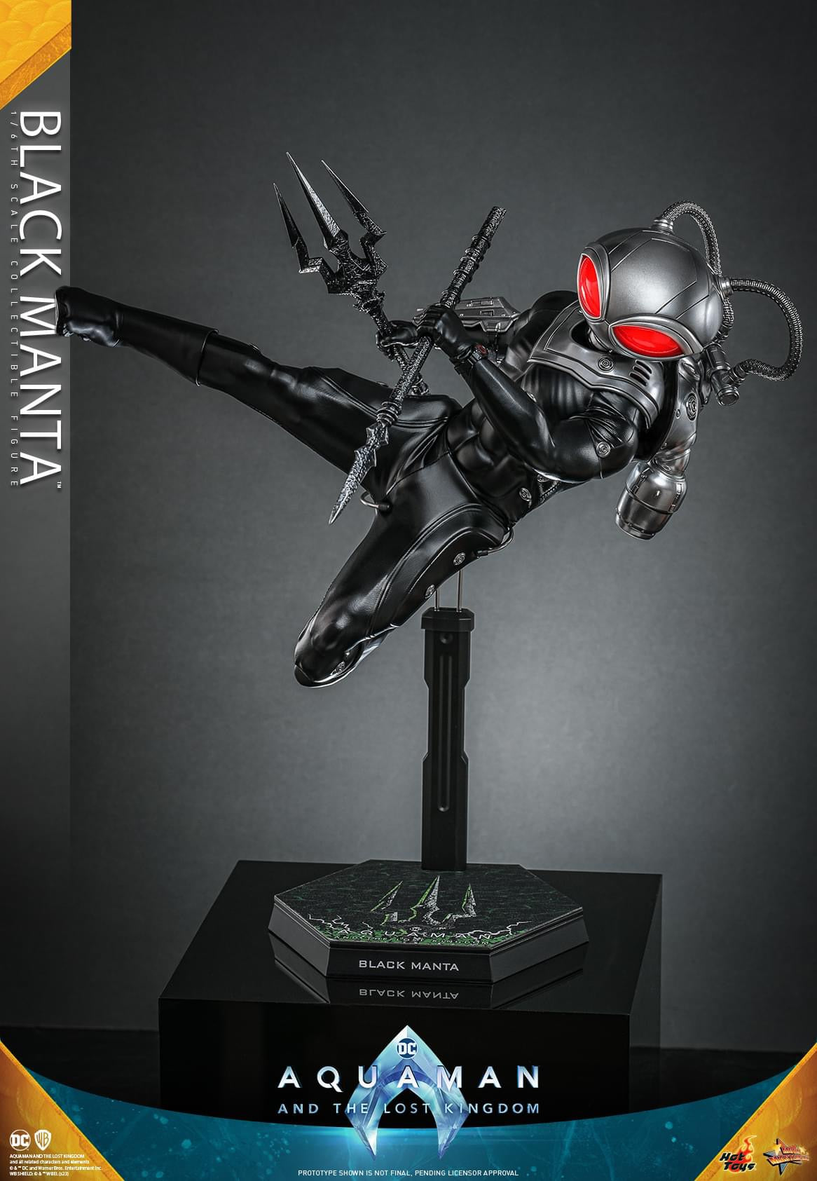 Preventa Figura BLACK MANTA ™ - Aquaman 2 marca Hot Toys MMS739 escala 1/6