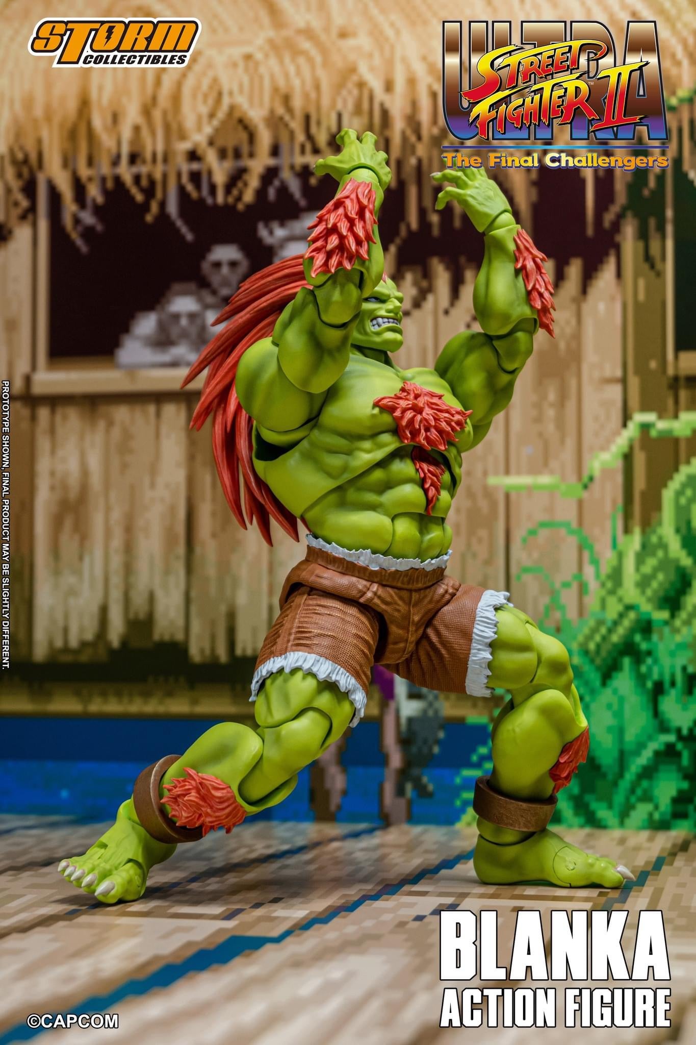 Preventa Figura Blanka - Ultra Street Fighter II: The Final Challengers marca Storm Collectibles CPSF25 escala pequeña 1/12