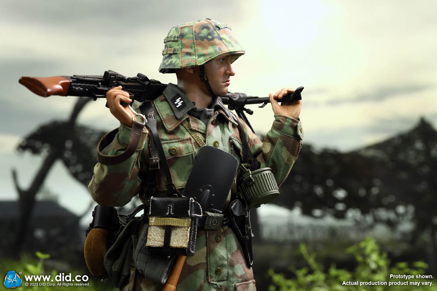 Pedido Figura MG42 Gunner Otto - WWII German 12th SS Panzer Division marca DID D80169 escala 1/6