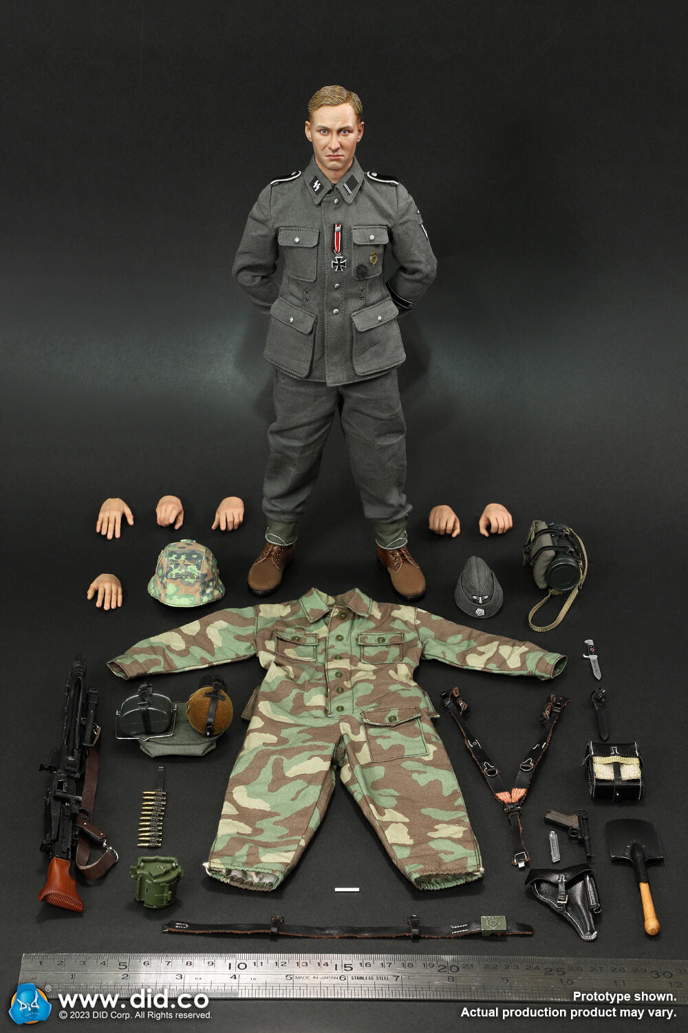 Pedido Figura MG42 Gunner Otto - WWII German 12th SS Panzer Division marca DID D80169 escala 1/6