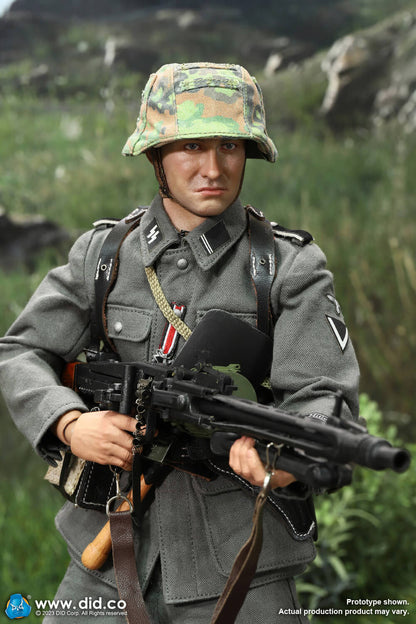 Pedido Figura MG42 Gunner Otto - WWII German 12th SS Panzer Division marca DID D80169 escala 1/6