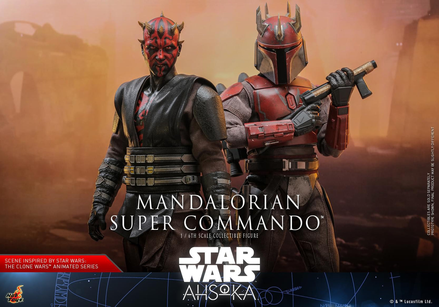 Pedido Figura Mandalorian Super Commando™ - Star Wars: Ahsoka ™ marca Hot Toys TMS127 escala 1/6