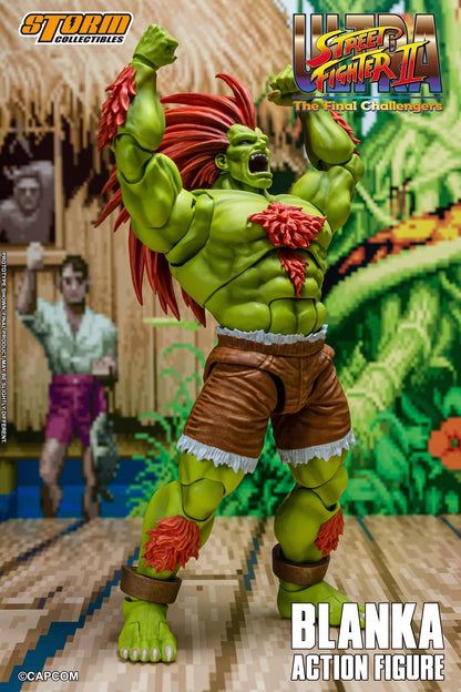 Preventa Figura Blanka - Ultra Street Fighter II: The Final Challengers marca Storm Collectibles CPSF25 escala pequeña 1/12