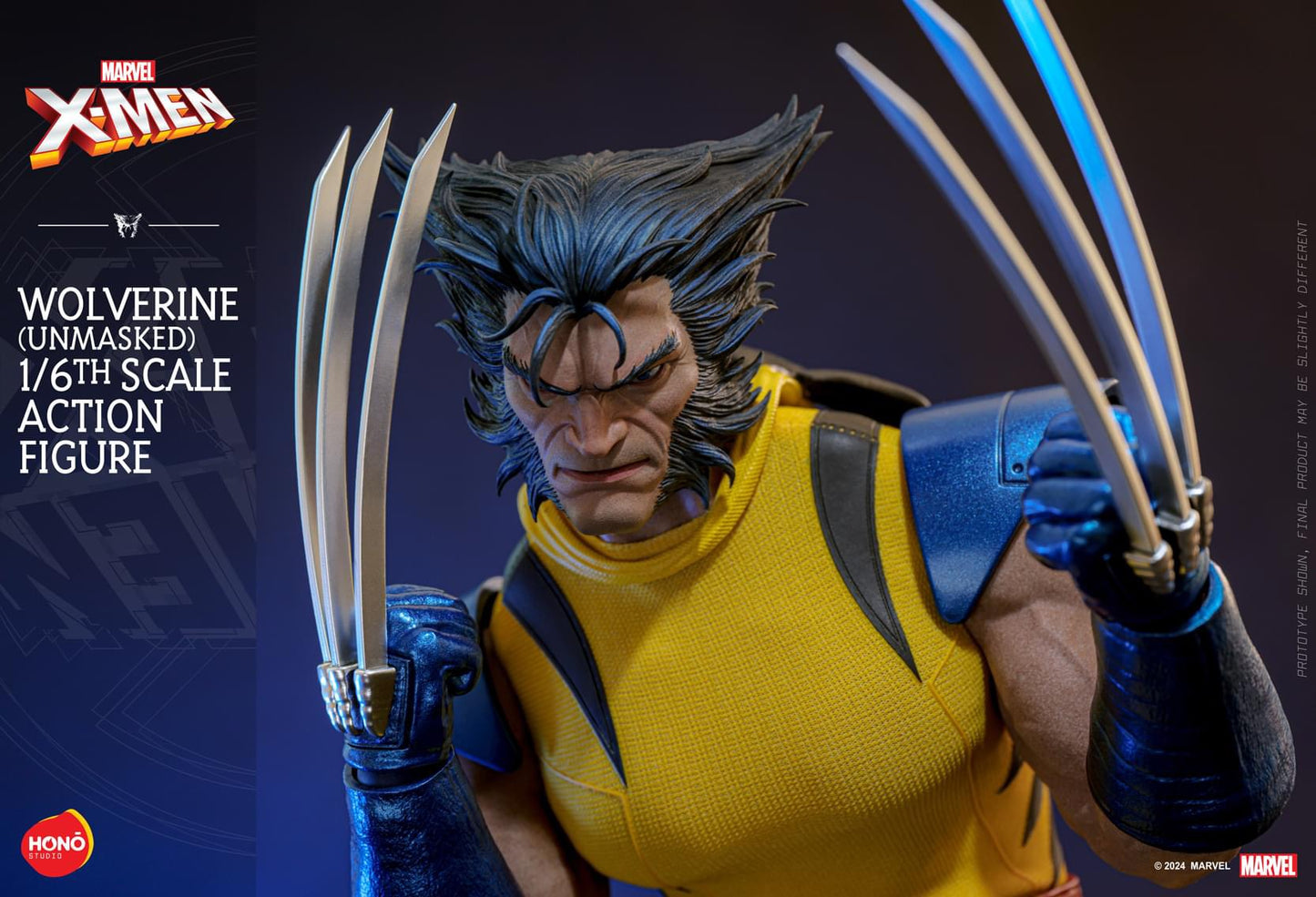 Preventa Figura Wolverine ™ (Unmasked) - X-Men™ marca Hot Toys x Hono Studio HS06 escala 1/6