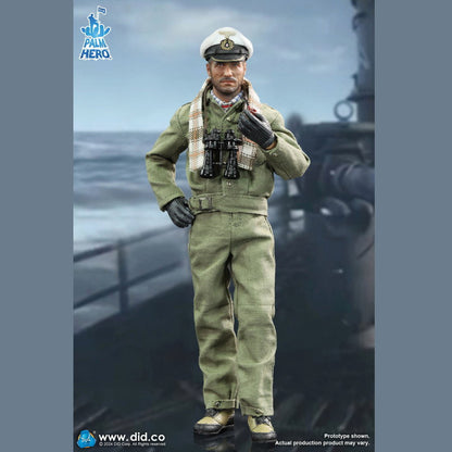 Pedido Figura Lehmann - WWII German U-Boat Commander - Palm Hero Series marca DID XD80026 escala pequeña 1/12