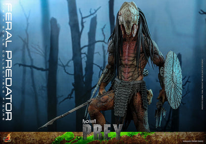 Preventa Figura Feral Predator - Prey marca Hot Toys TMS114 escala 1/6