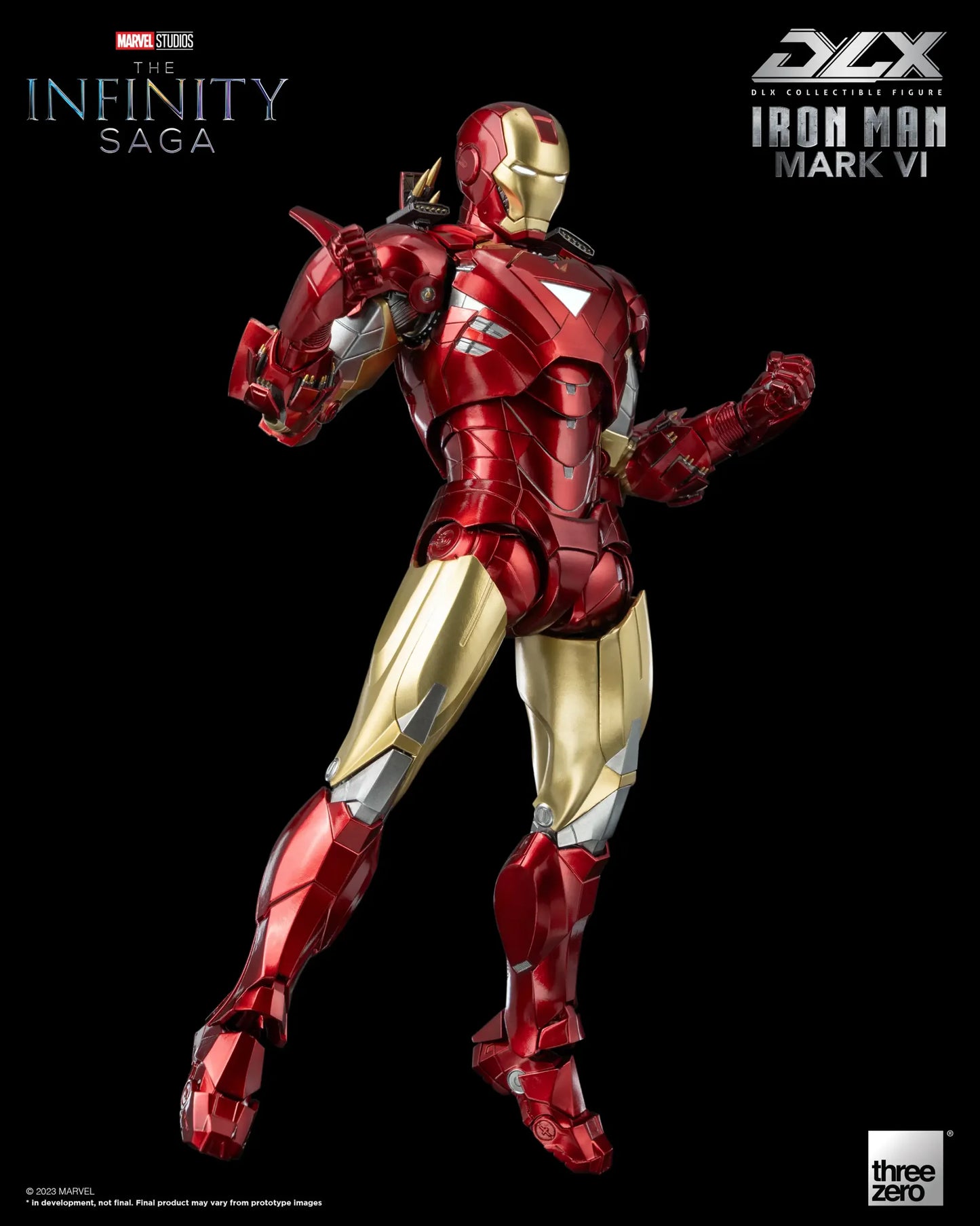 Preventa Figura DLX Iron Man Mark 6 - Marvel Studios: The Infinity Saga marca Threezero 3Z0500 escala pequeña 1/12