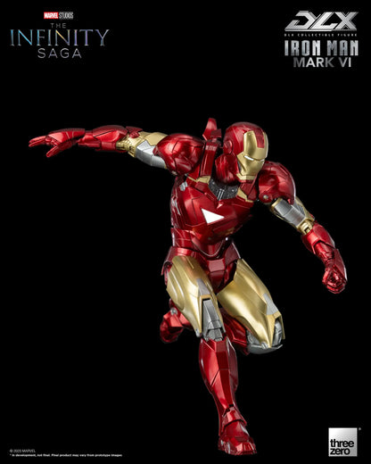 Preventa Figura DLX Iron Man Mark 6 - Marvel Studios: The Infinity Saga marca Threezero 3Z0500 escala pequeña 1/12