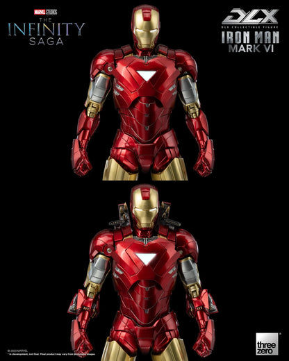 Preventa Figura DLX Iron Man Mark 6 - Marvel Studios: The Infinity Saga marca Threezero 3Z0500 escala pequeña 1/12