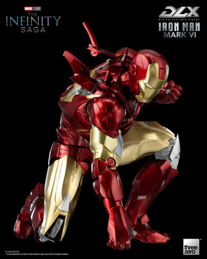 Preventa Figura DLX Iron Man Mark 6 - Marvel Studios: The Infinity Saga marca Threezero 3Z0500 escala pequeña 1/12