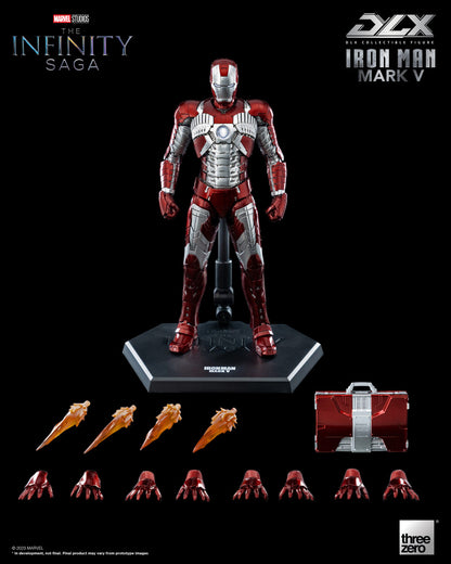 Pedido Figura DLX Iron Man Mark 5 - Avengers: The Infinity Saga marca Threezero 3Z0254 escala pequeña 1/12