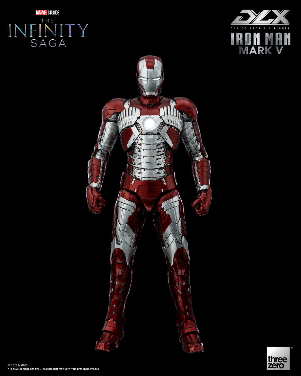 Pedido Figura DLX Iron Man Mark 5 - Avengers: The Infinity Saga marca Threezero 3Z0254 escala pequeña 1/12