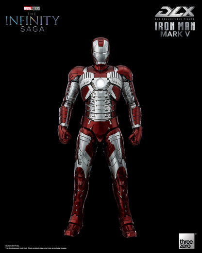 Pedido Figura DLX Iron Man Mark 5 - Avengers: The Infinity Saga marca Threezero 3Z0254 escala pequeña 1/12