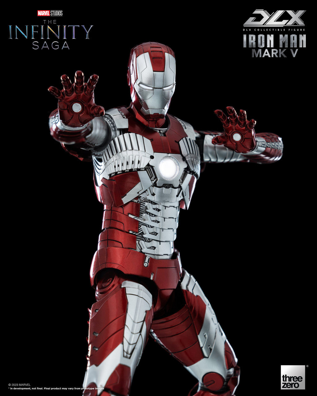 Pedido Figura DLX Iron Man Mark 5 - Avengers: The Infinity Saga marca Threezero 3Z0254 escala pequeña 1/12