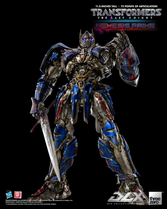 Preventa Figura DLX Nemesis Prime - Transformers: The Last Knight marca Threezero 3Z0579 (28.5 cm)