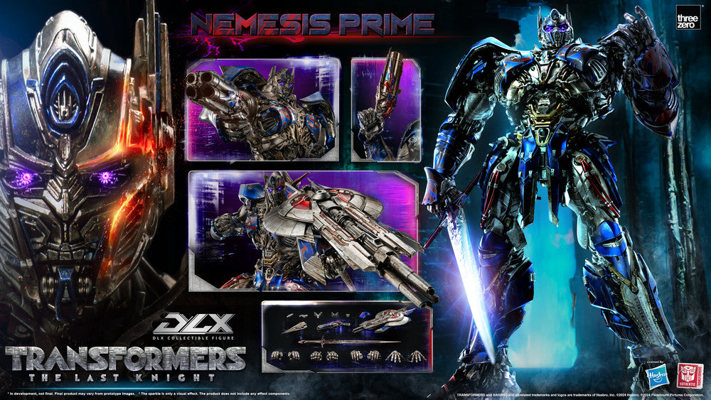 Preventa Figura DLX Nemesis Prime - Transformers: The Last Knight marca Threezero 3Z0579 (28.5 cm)