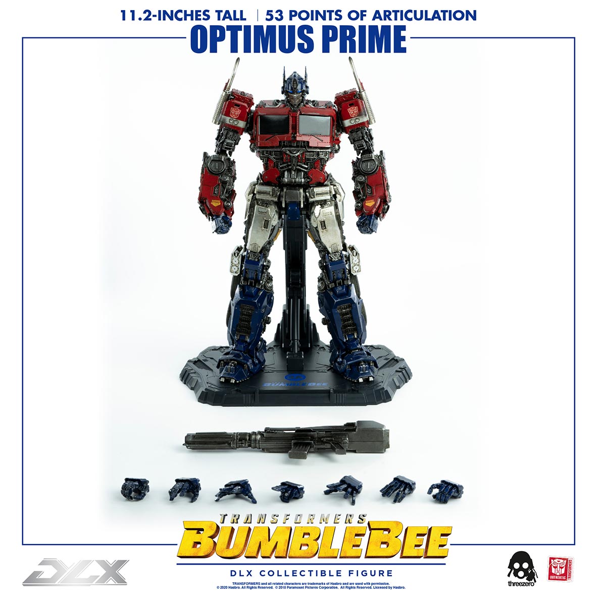 Pedido Figura DLX Optimus Prime - Transformers Bumblebee marca Threezero 3Z0159 (28.4 cm)