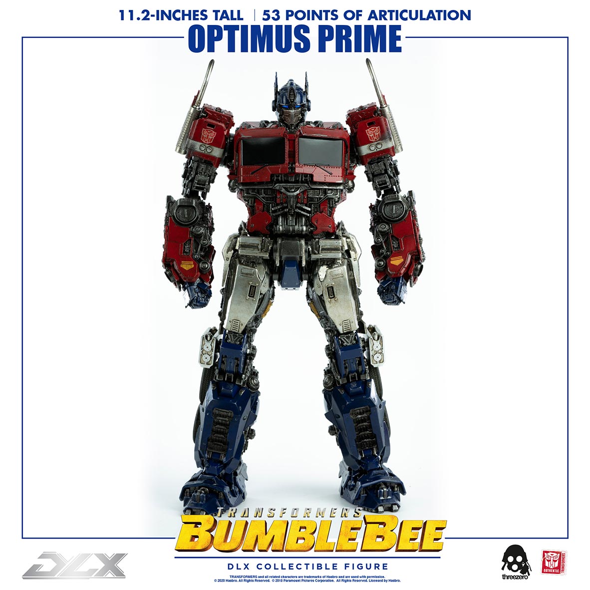 Pedido Figura DLX Optimus Prime - Transformers Bumblebee marca Threezero 3Z0159 (28.4 cm)