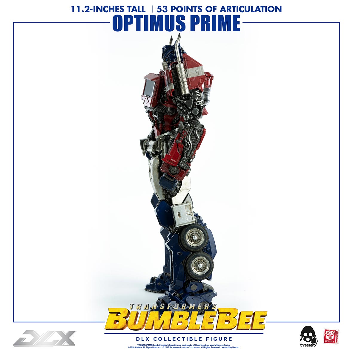 Pedido Figura DLX Optimus Prime - Transformers Bumblebee marca Threezero 3Z0159 (28.4 cm)