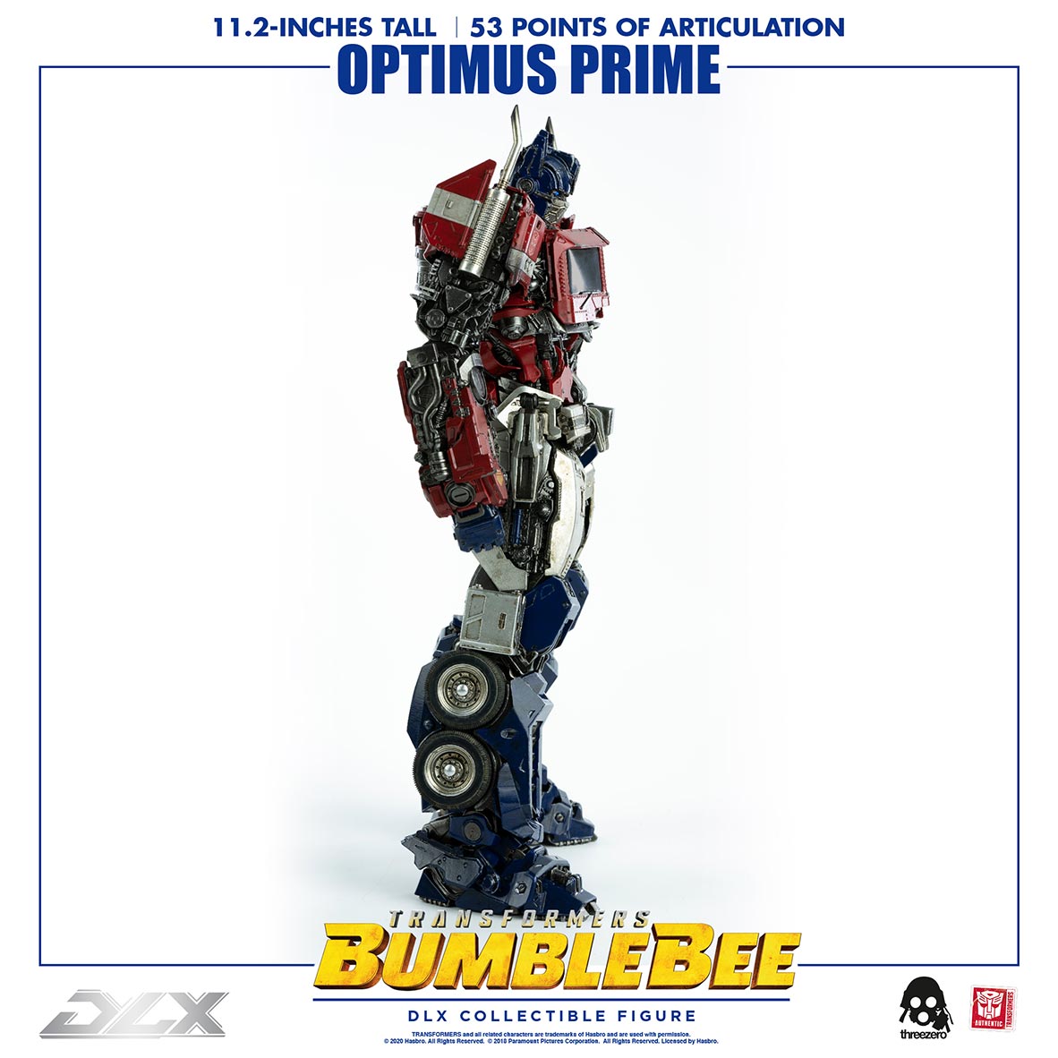 Pedido Figura DLX Optimus Prime - Transformers Bumblebee marca Threezero 3Z0159 (28.4 cm)