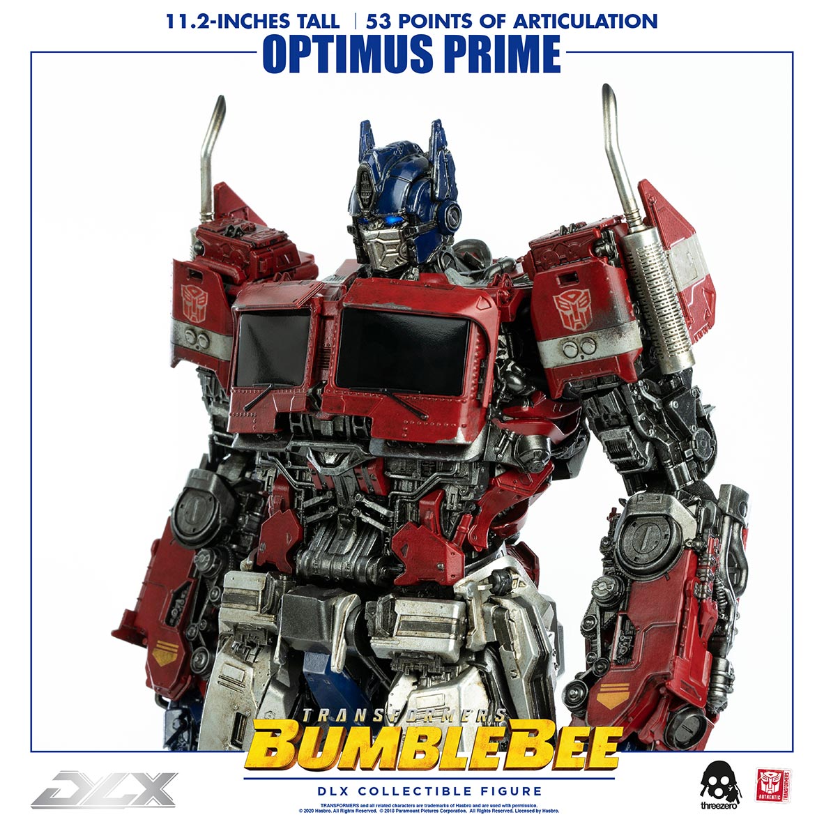 Pedido Figura DLX Optimus Prime - Transformers Bumblebee marca Threezero 3Z0159 (28.4 cm)