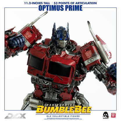 Pedido Figura DLX Optimus Prime - Transformers Bumblebee marca Threezero 3Z0159 (28.4 cm)