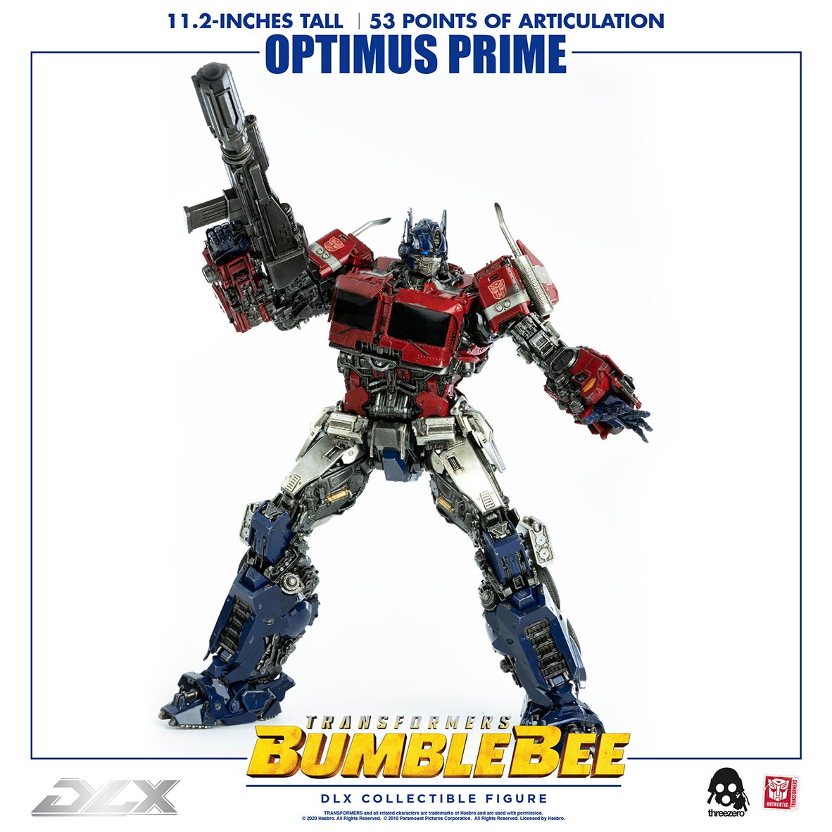 Pedido Figura DLX Optimus Prime - Transformers Bumblebee marca Threezero 3Z0159 (28.4 cm)