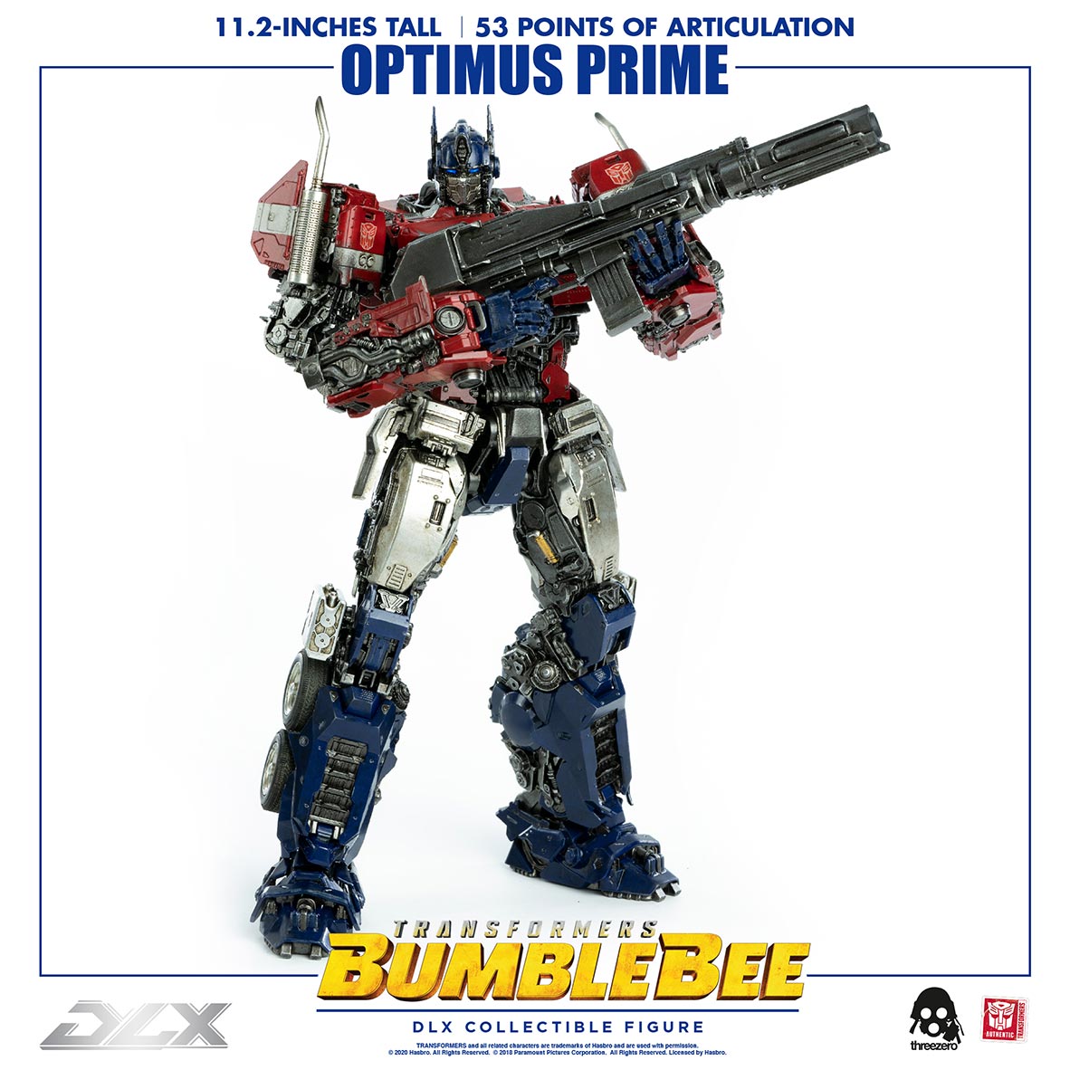 Pedido Figura DLX Optimus Prime - Transformers Bumblebee marca Threezero 3Z0159 (28.4 cm)