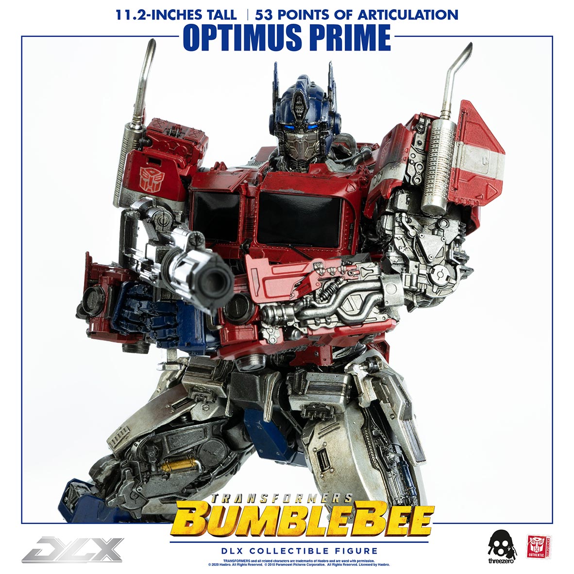 Pedido Figura DLX Optimus Prime - Transformers Bumblebee marca Threezero 3Z0159 (28.4 cm)