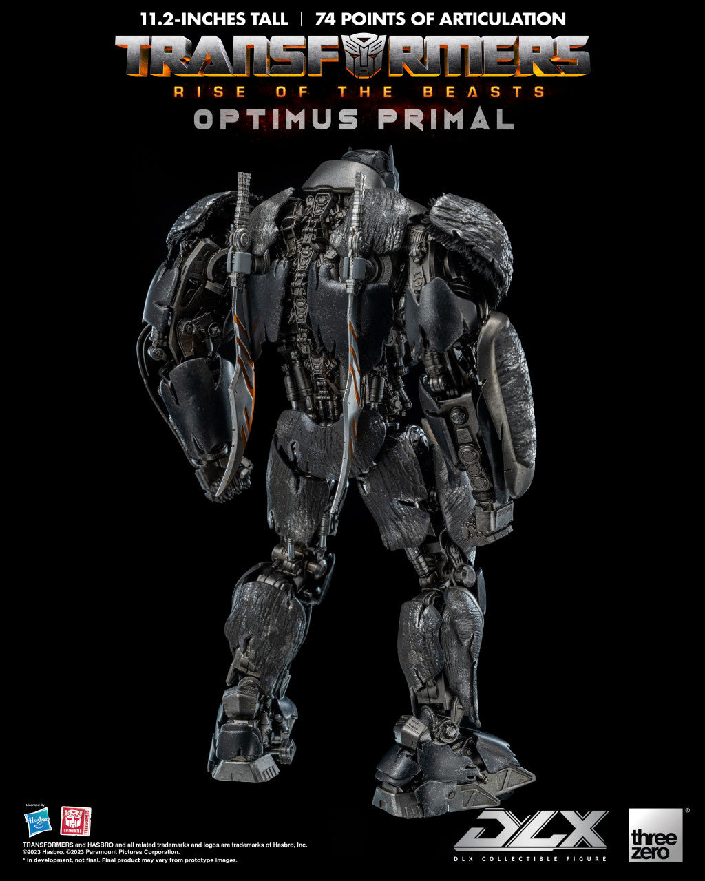 Pedido Figura DLX Optimus Primal - Transformers: Rise of the Beasts marca Threezero 3Z0565 (28.5 cm)