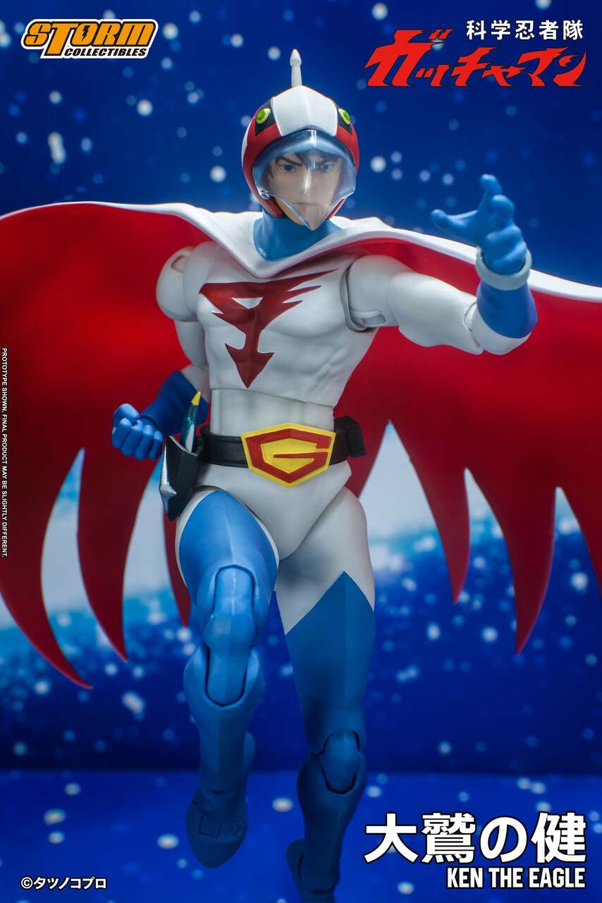 Pedido Figura Ken The Eagle - Gatchaman / Fuerza G marca Storm Collectibles GMKE01 escala pequeña 1/12