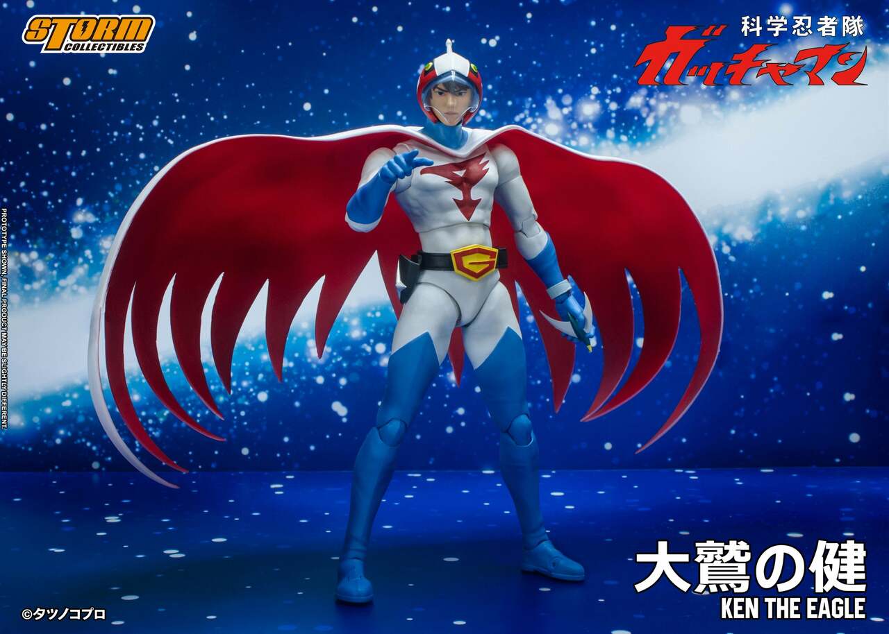 Pedido Figura Ken The Eagle - Gatchaman / Fuerza G marca Storm Collectibles GMKE01 escala pequeña 1/12