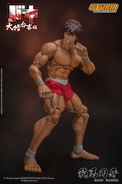 Pedido Figura Baki Hanma - Baki the Grappler marca Storm Collectibles escala pequeña 1/12