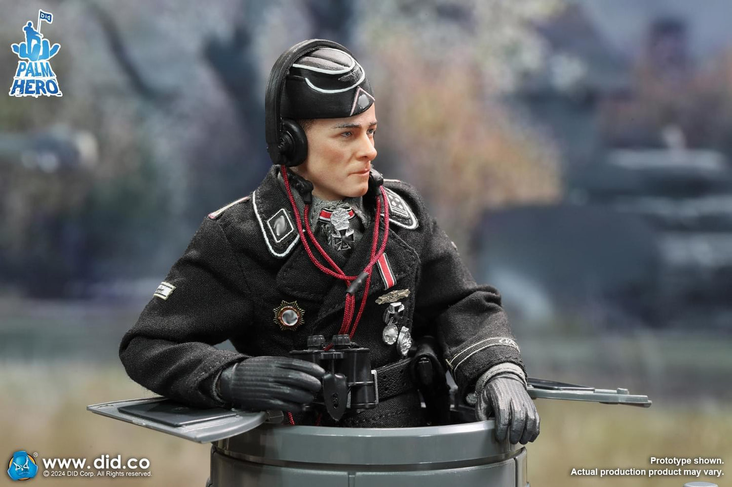 Pedido Figura SS-Standartenführer Joachim Peiper - Palm Hero Series marca DID XD80022 escala pequeña 1/12