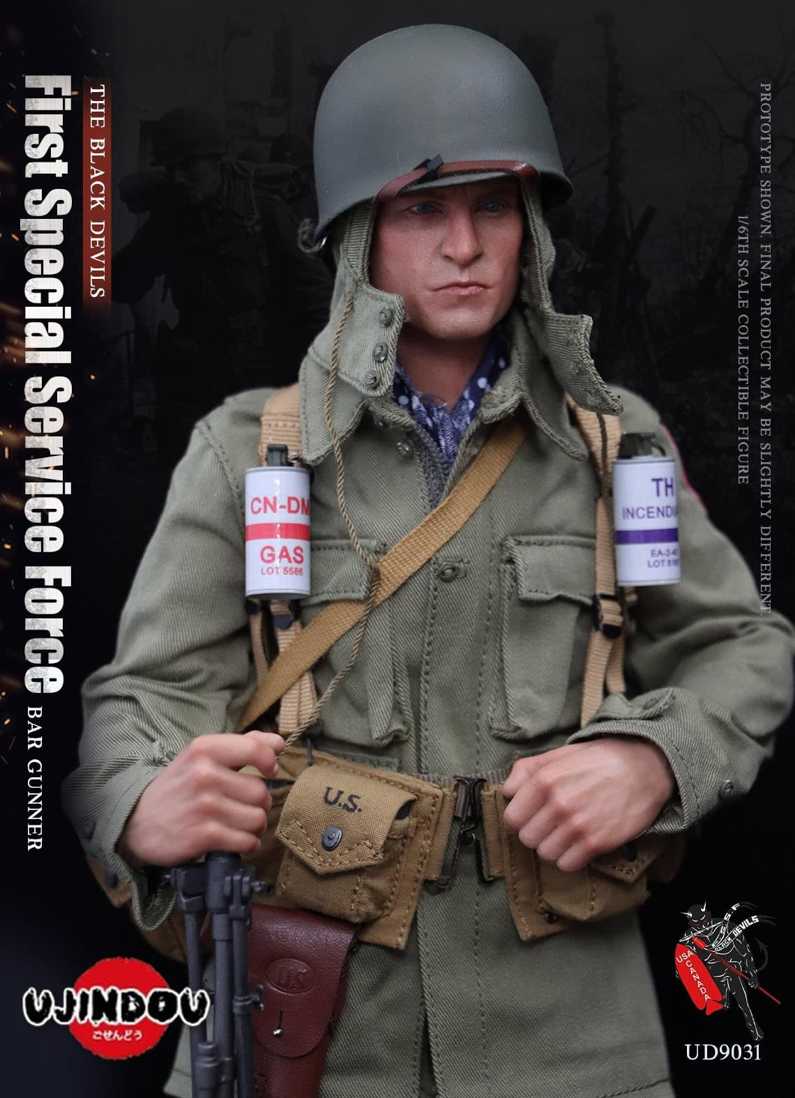 Pedido Figura BAR Gunner - First Special Service Force marca Ujindou UD9031 escala 1/6